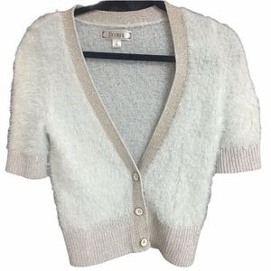 Decree short sleeve fuzzy Sweater